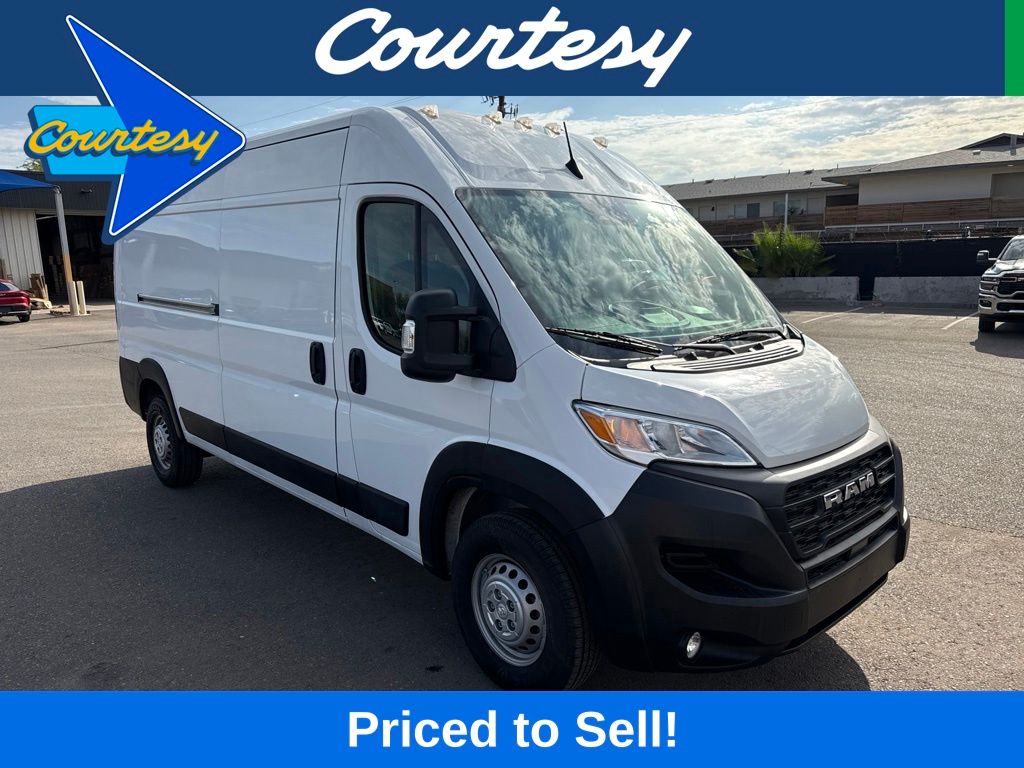 Bright White Clearcoat 2024 RAM ProMaster Van 9-Speed Automatic