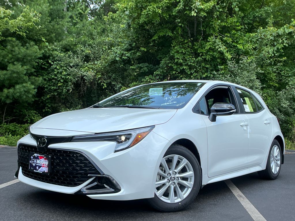 White (Wind Chill Pearl) 2026 Toyota Corolla Hatchback Hatchback Front-Wheel Drive Continuously Variable Transmission