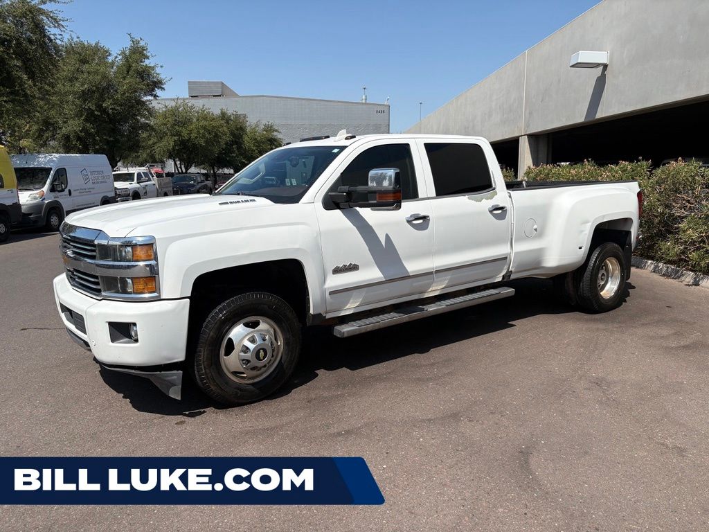 Summit White 2015 Chevrolet Silverado 3500HD Pickup Truck Four-Wheel Drive 6-Speed Automatic