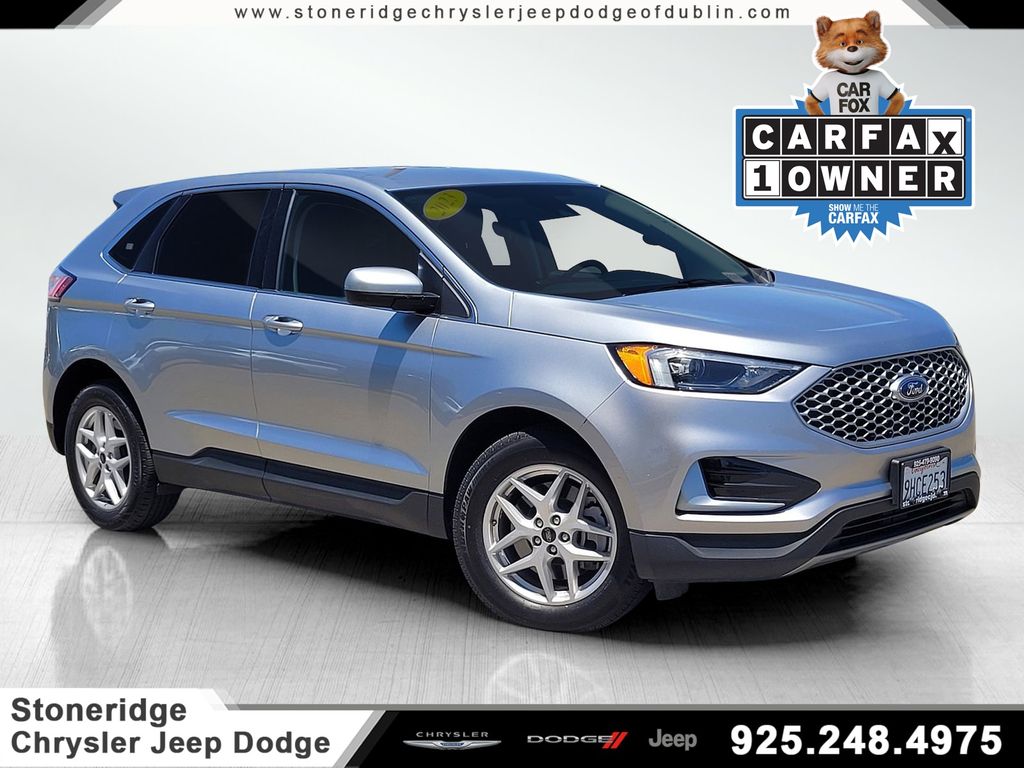 Silver Metallic 2023 Ford Edge SUV / Crossover All-Wheel Drive 8-Speed Automatic