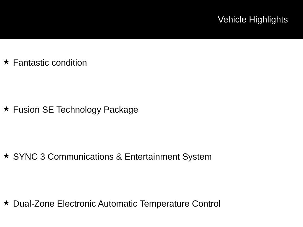 Used 2018 Ford Fusion SE For Sale in Fort Wayne, IN