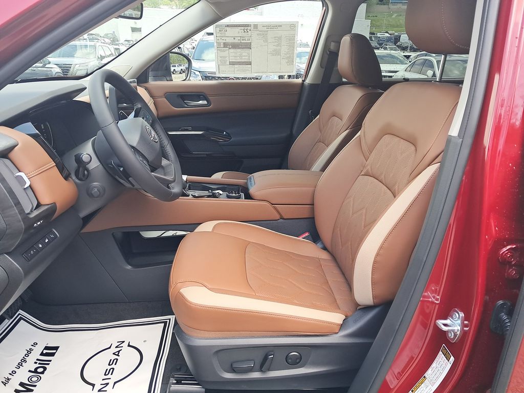 2026 Nissan Pathfinder Platinum Red at John Sisson Motors