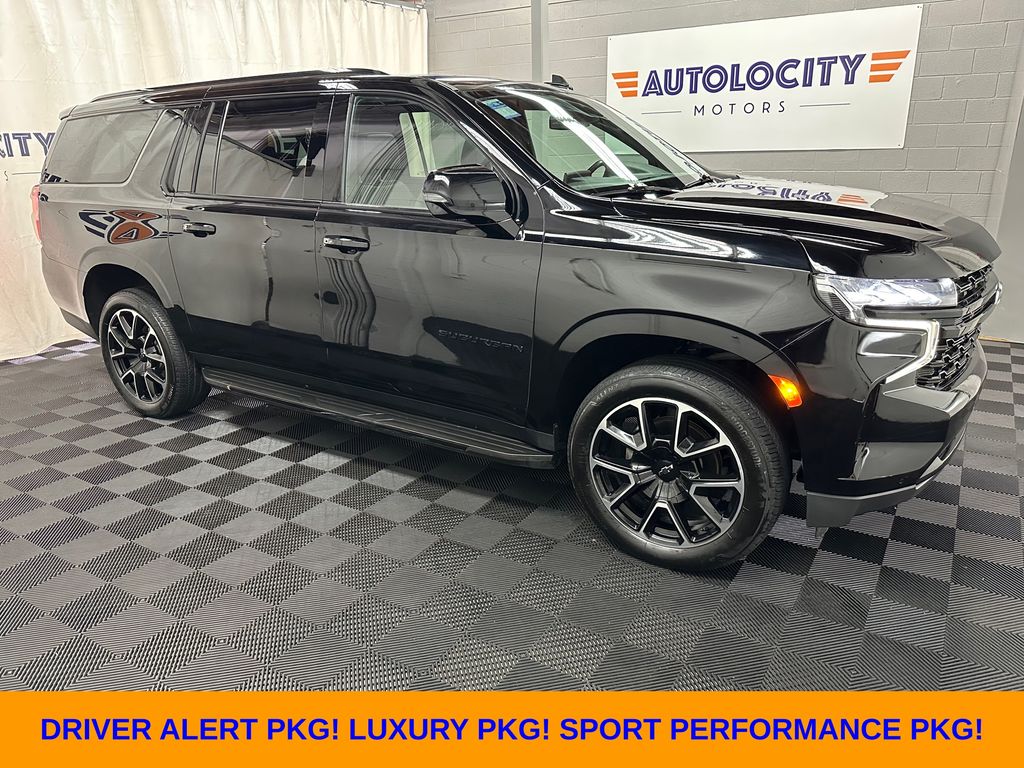 Black 2023 Chevrolet Suburban RST 4WD SUV / Crossover Four-Wheel Drive