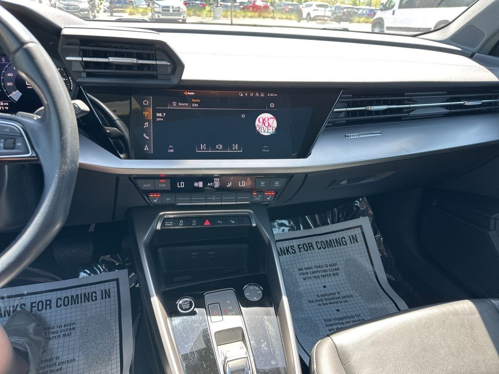 2023 Brilliant Black Audi A3 40 Premium FWD Sedan