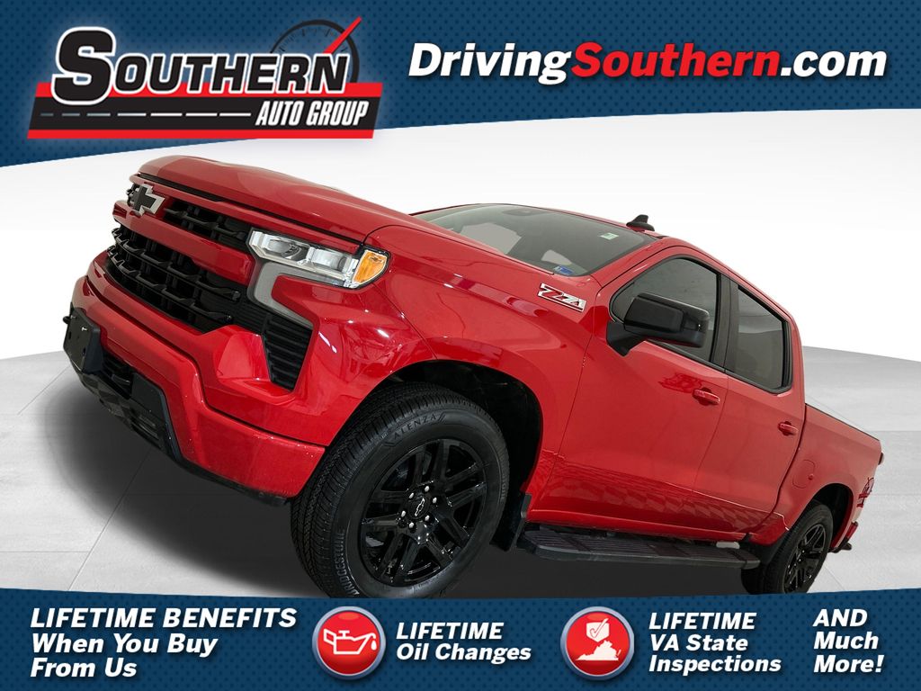 Red Hot 2023 Chevrolet Silverado 1500 RST Crew Cab 4WD Pickup Truck Four-Wheel Drive Automatic
