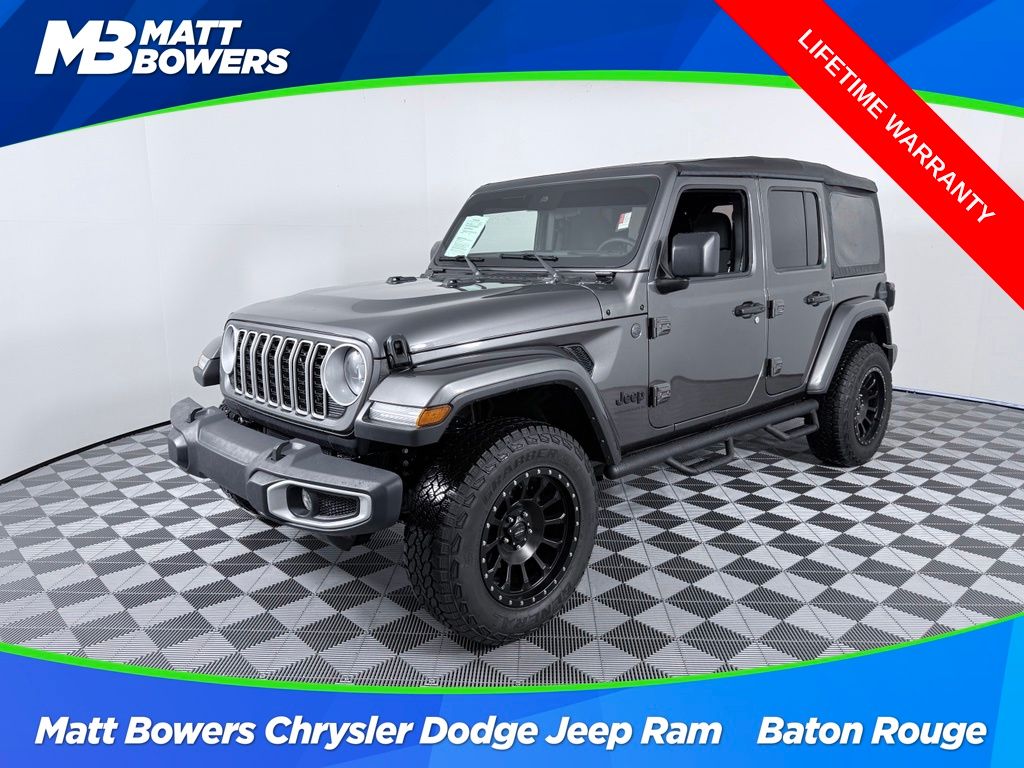 Gray (Granite Crystal Metallic Clearcoat) 2025 Jeep Wrangler SUV / Crossover Four-Wheel Drive 8-Speed Automatic