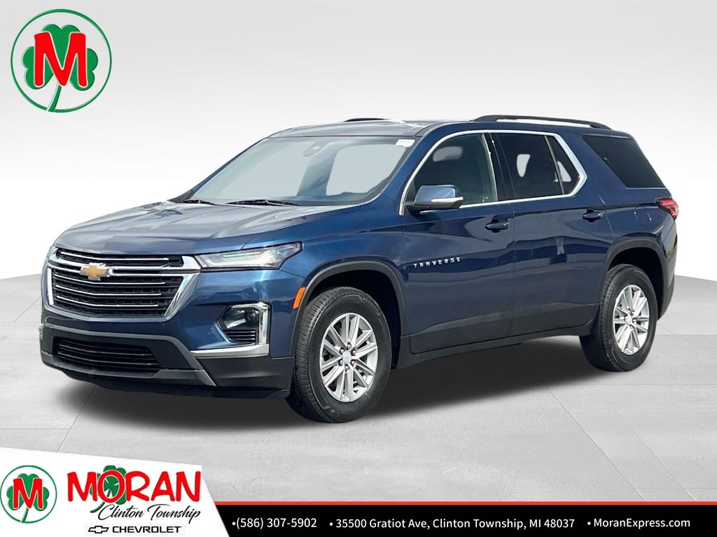 Blue Metallic 2023 Chevrolet Traverse SUV / Crossover Front-Wheel Drive 9-Speed Automatic