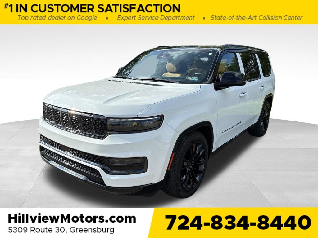 Bright White Clearcoat 2025 Jeep Grand Wagoneer SUV / Crossover Four-Wheel Drive 8-Speed Automatic
