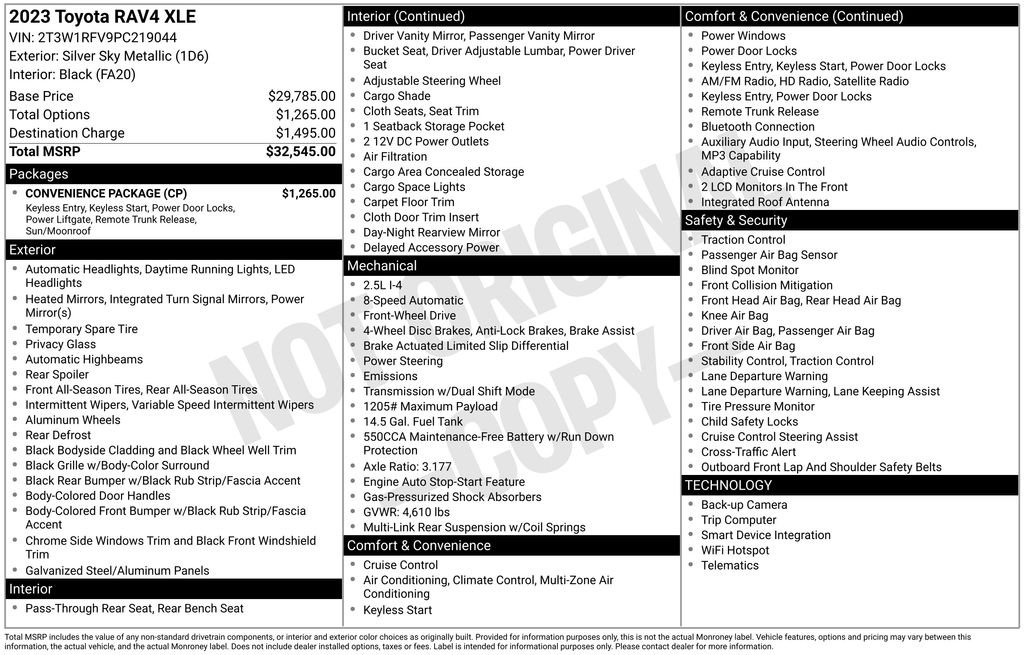 Used Car 2023 Toyota Rav4  Xle For Sale Under $30,000 In Austin, Texas