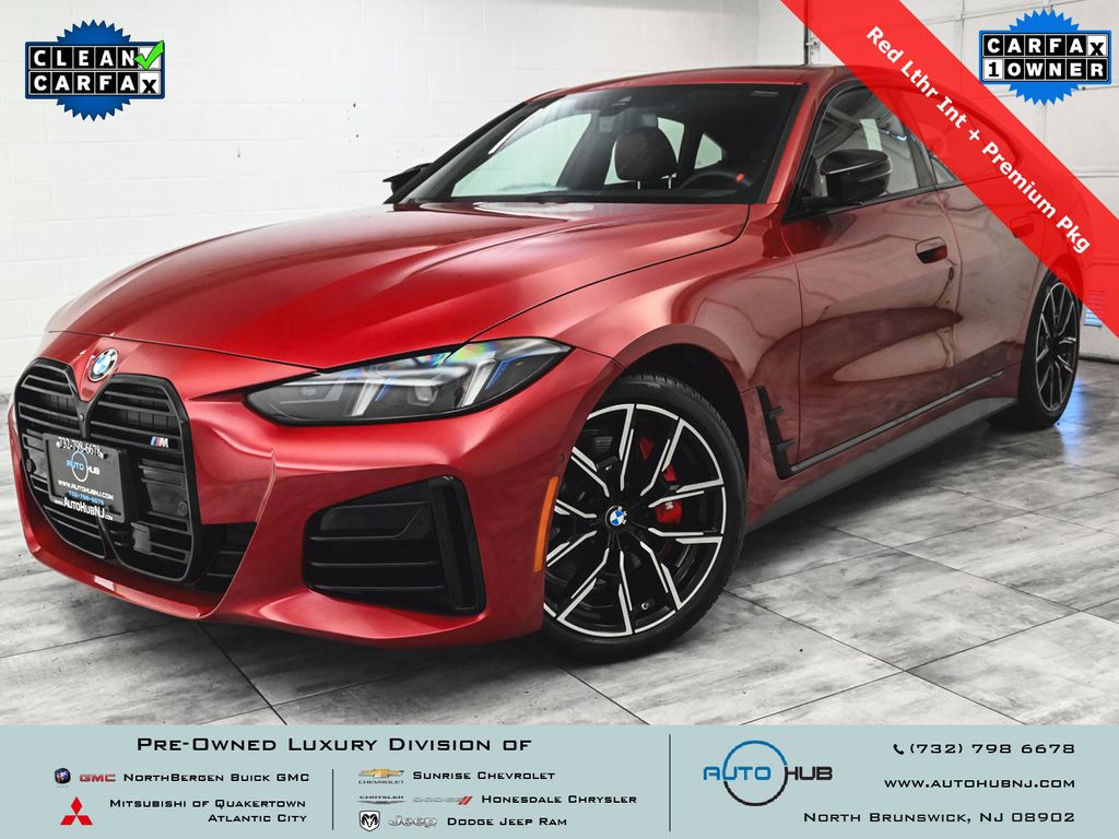 Vegas Red Metallic 2025 BMW 4 Series M440i Gran Coupe xDrive Coupe All-Wheel Drive 8-Speed Automatic
