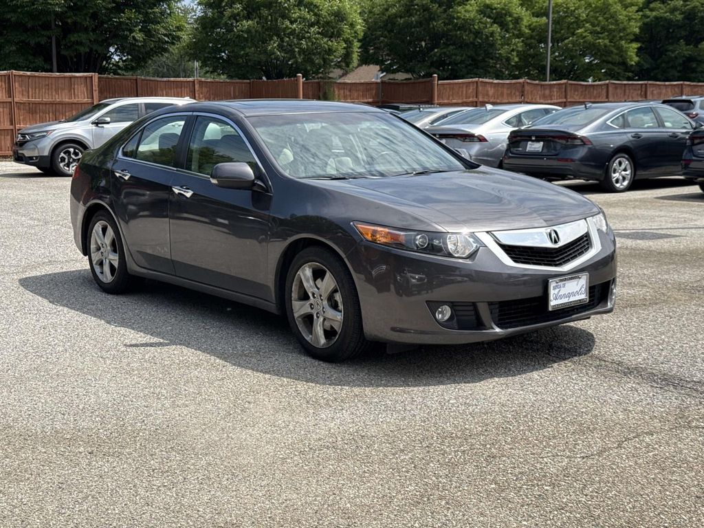 Grigio Metallic 2010 Acura TSX Sedan Front-Wheel Drive 5-Speed Automatic