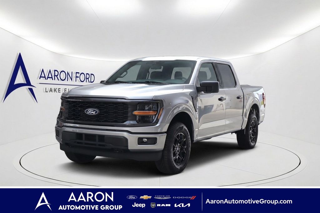 Silver Metallic 2025 Ford F-150 Pickup Truck Four-Wheel Drive Automatic