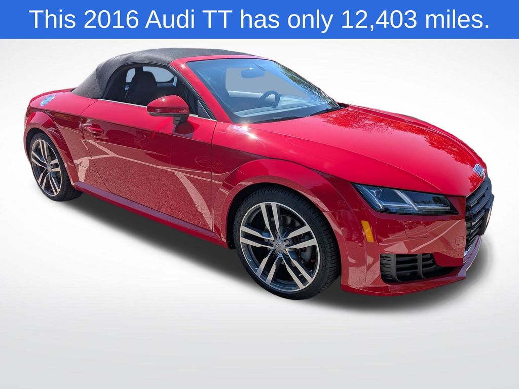 Orange (Tango Red Metallic/Black Roof) 2016 Audi TT Convertible All-Wheel Drive 6-Speed Automatic