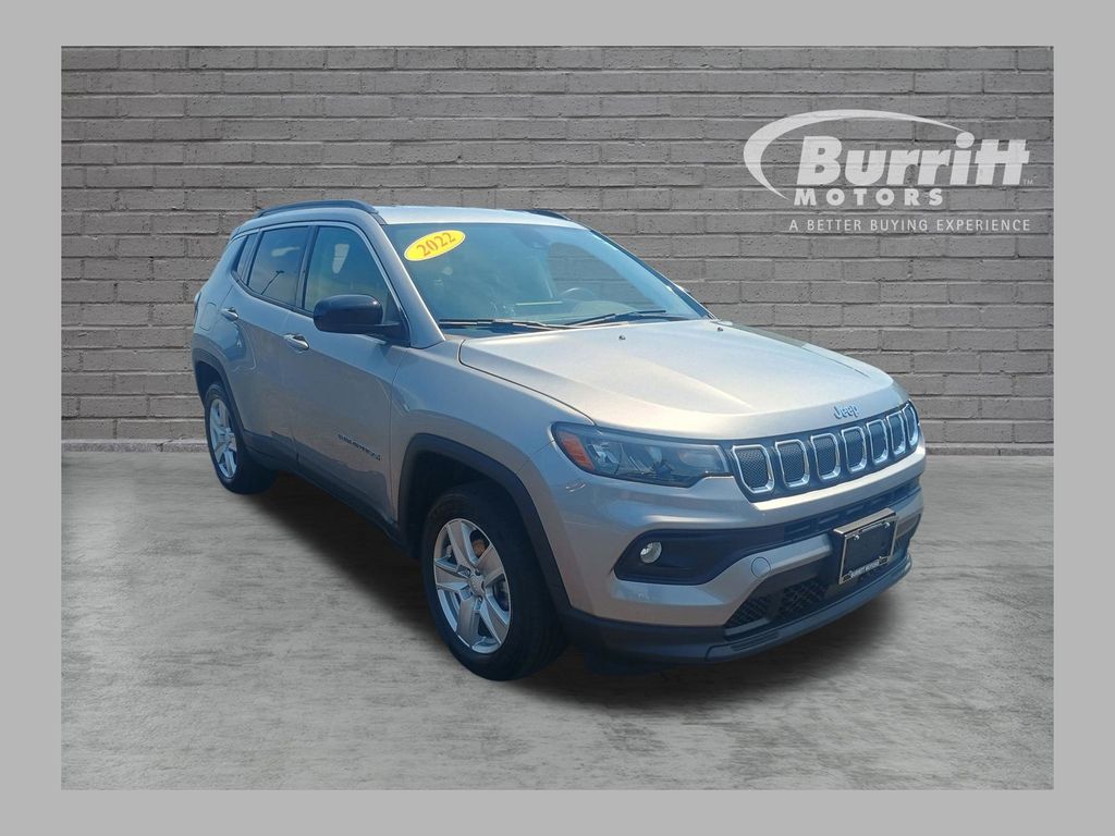 Billet Silver Metallic Clearcoat 2022 Jeep Compass SUV / Crossover Four-Wheel Drive 9-Speed Automatic
