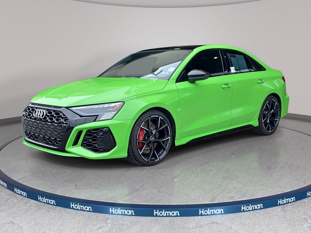 Kyalami Green 2024 Audi RS 3 Sedan All-Wheel Drive 7-Speed Automatic