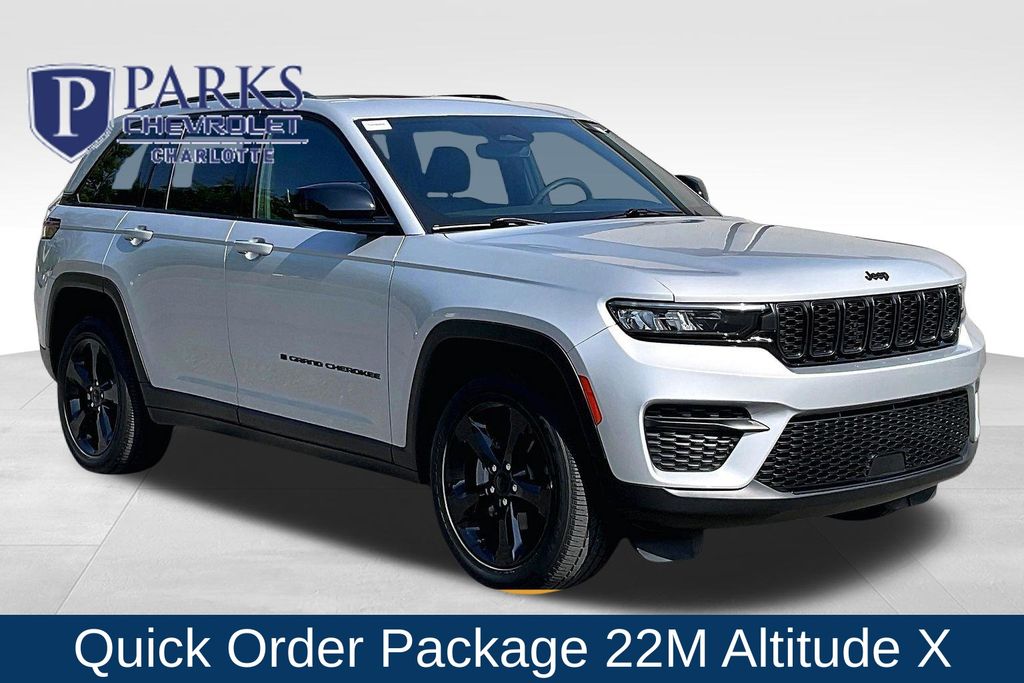 Silver 2023 Jeep Grand Cherokee SUV / Crossover Four-Wheel Drive 8-Speed Automatic
