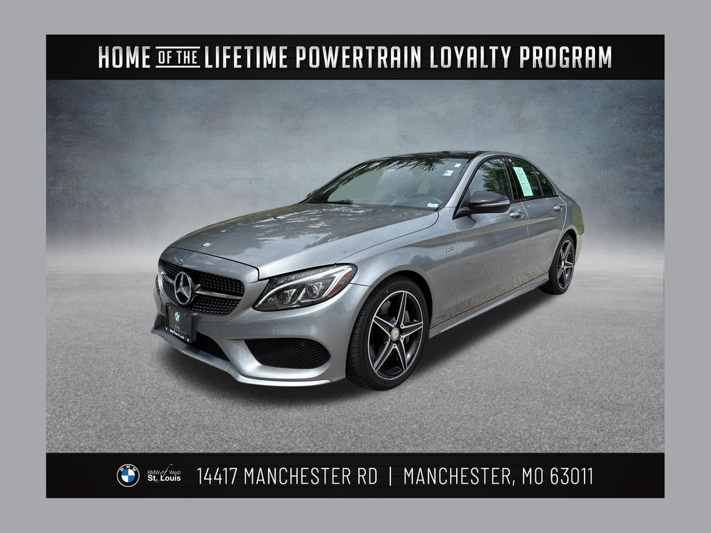 Palladium Silver Metallic 2016 Mercedes-Benz C-Class C 450 AMG 4MATIC Sedan All-Wheel Drive 7-Speed Automatic