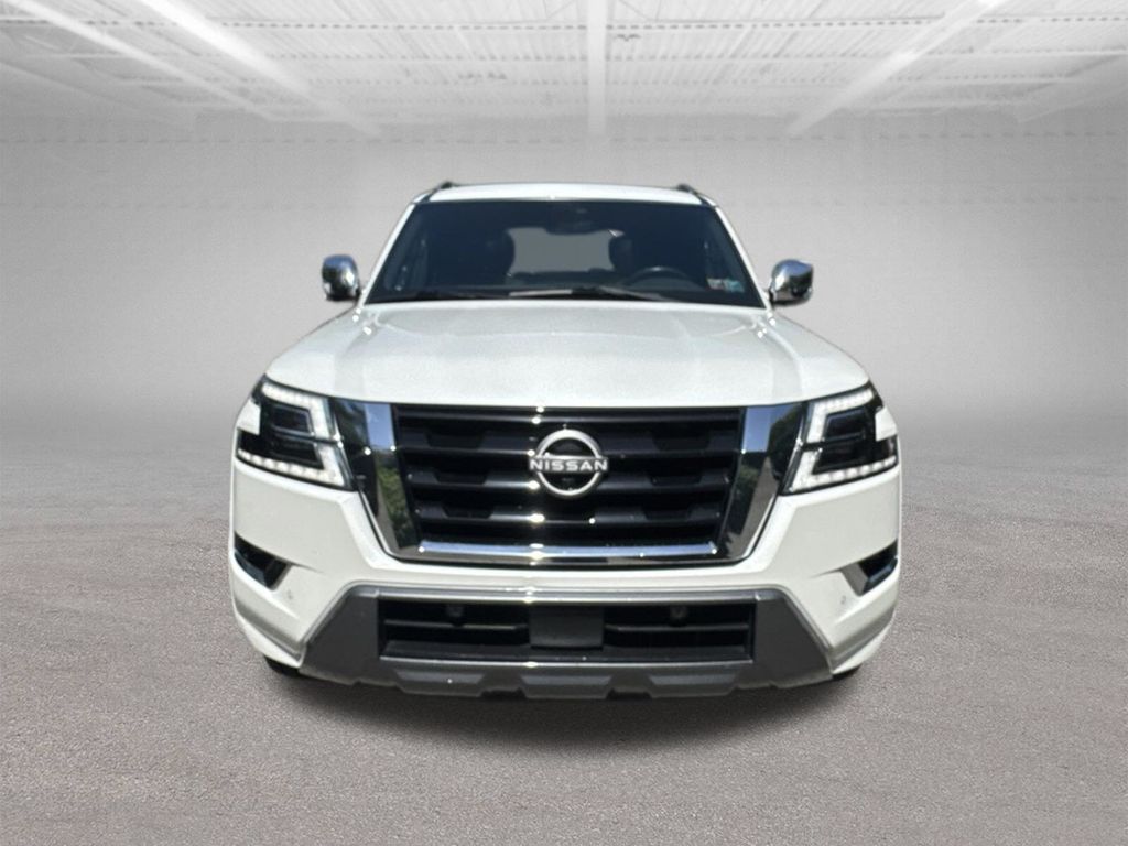 2023 Nissan Armada Platinum White at John Sisson Motors