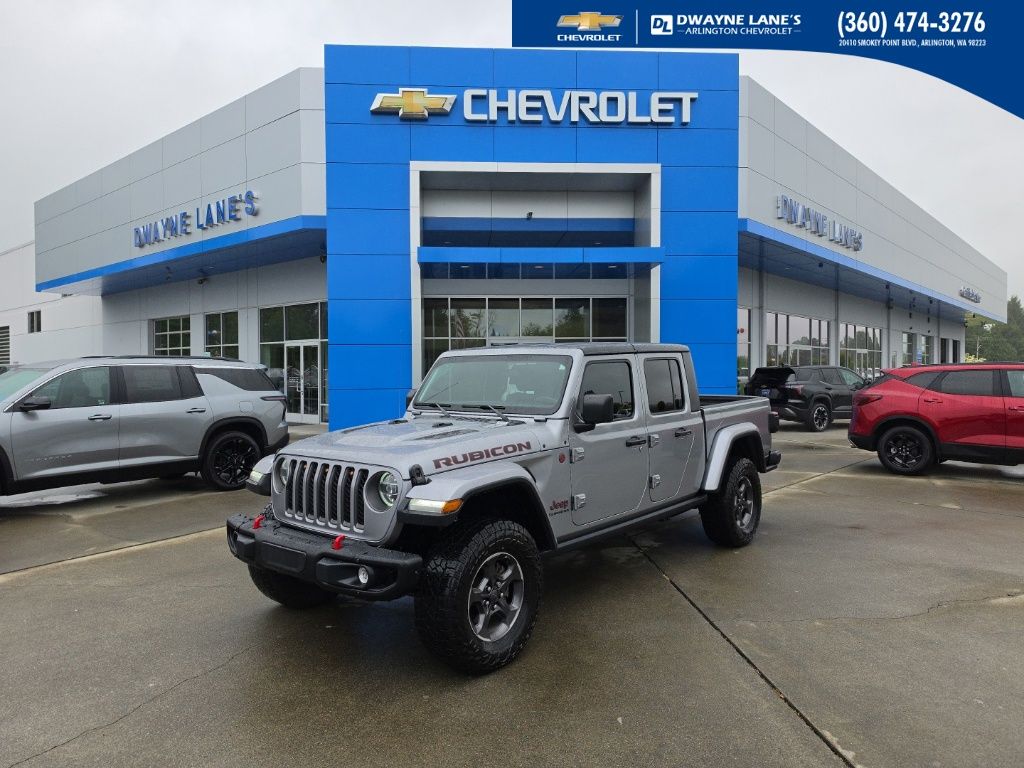 Billet Silver Metallic Clearcoat 2020 Jeep Gladiator Pickup Truck Four-Wheel Drive 8-Speed Automatic