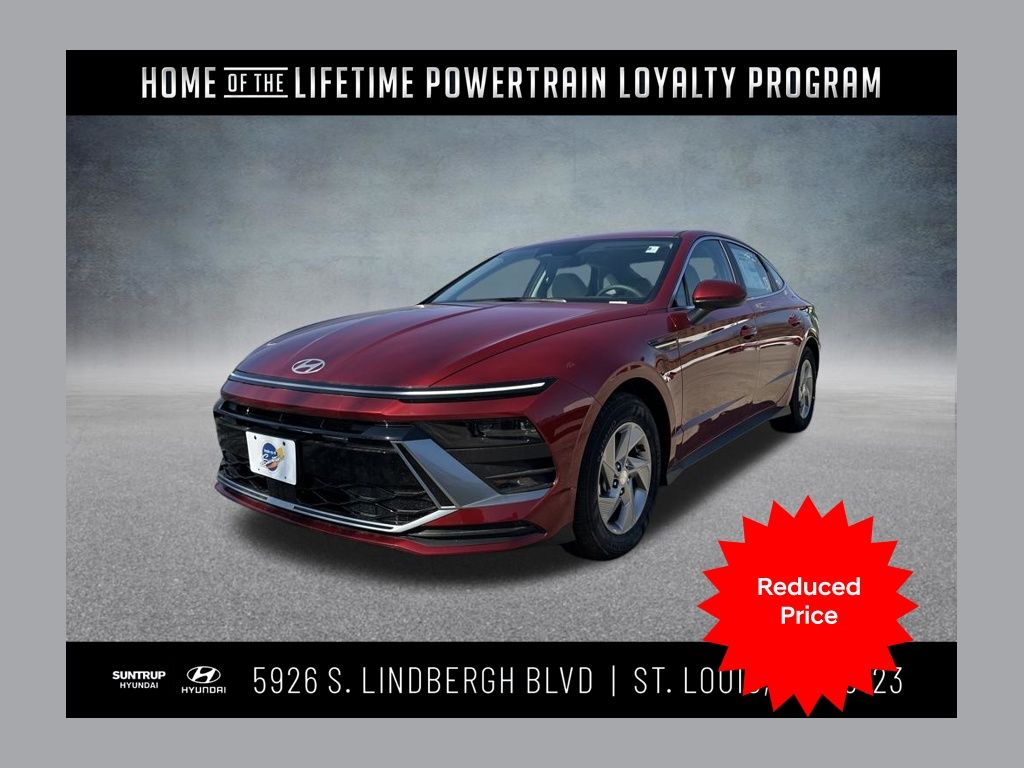 Ultimate red 2026 Hyundai Sonata Sedan Front-Wheel Drive 8-Speed Automatic
