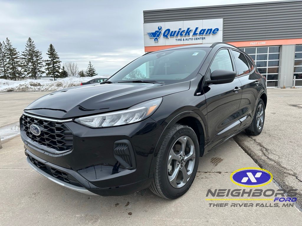 Black Metallic 2023 Ford Escape ST-Line AWD SUV / Crossover All-Wheel Drive 8-Speed Automatic