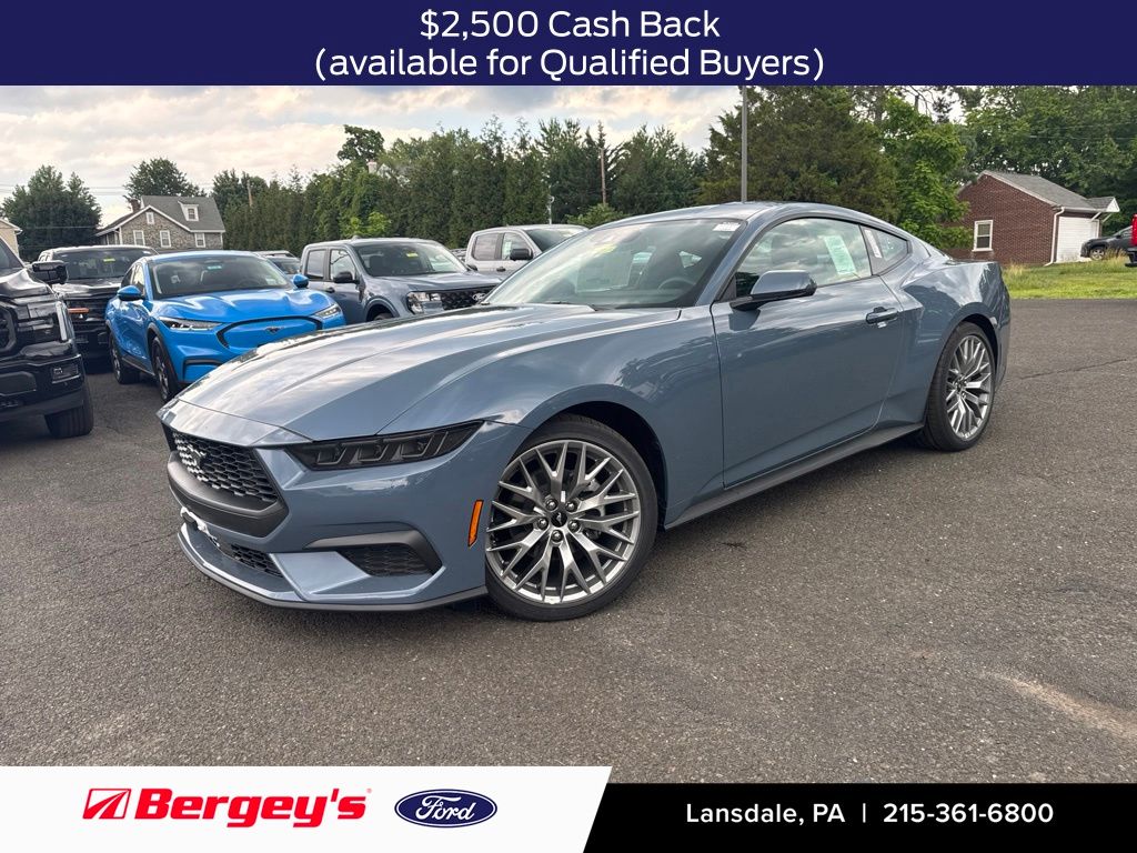 Vapor Blue Metallic 2026 Ford Mustang Coupe Rear-Wheel Drive Automatic