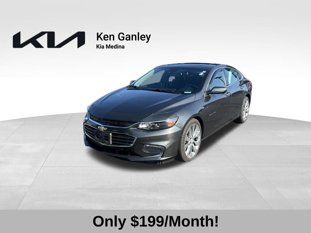 Nightfall Gray Metallic 2016 Chevrolet Malibu Sedan Front-Wheel Drive 8-Speed Automatic