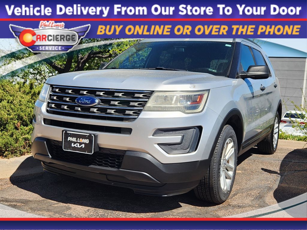 Ingot Silver 2017 Ford Explorer Base SUV / Crossover Front-Wheel Drive 6-Speed Automatic