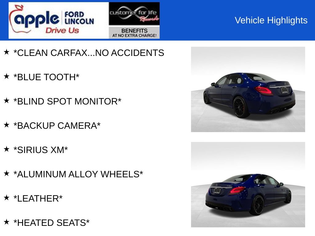 2019 Mercedes-Benz AMG C 63 S