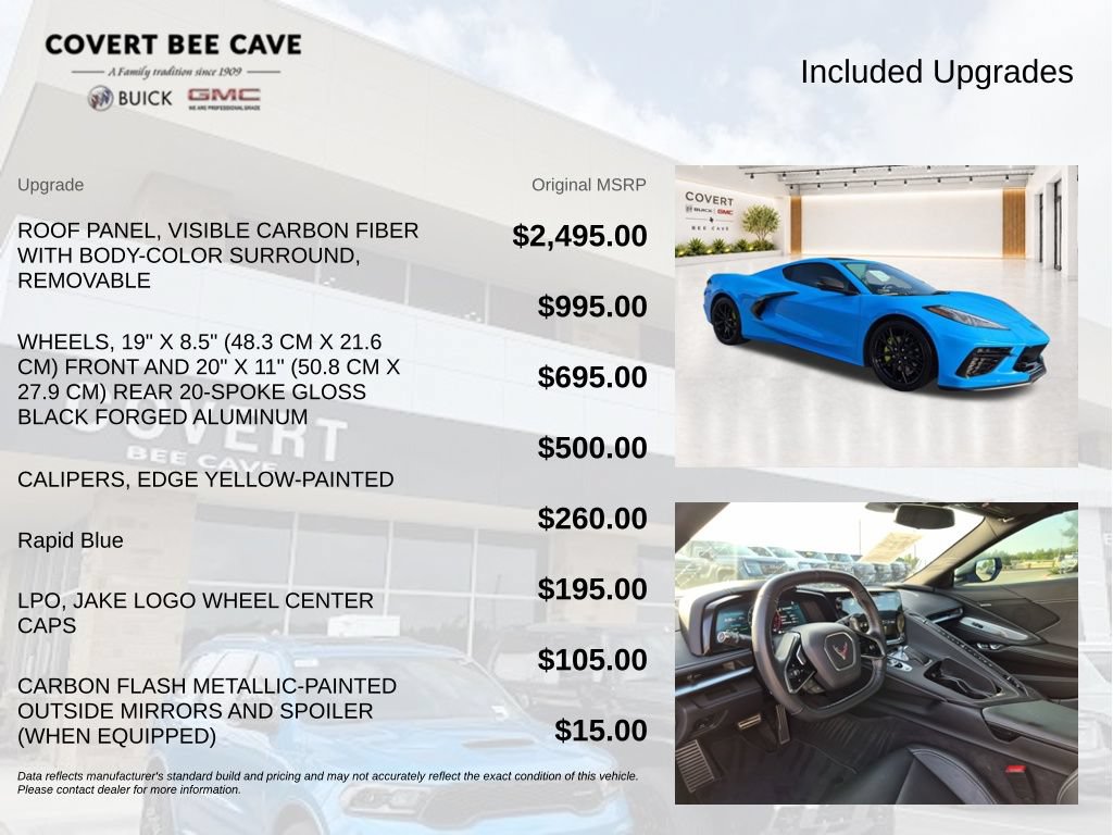 Used 2023 Blue Chevrolet Stingray image 12