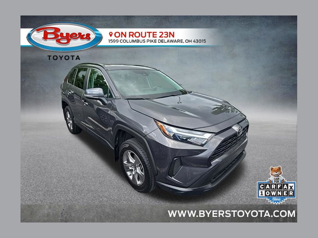 Magnetic Gray Metallic 2024 Toyota RAV4 SUV / Crossover All-Wheel Drive 8-Speed Automatic