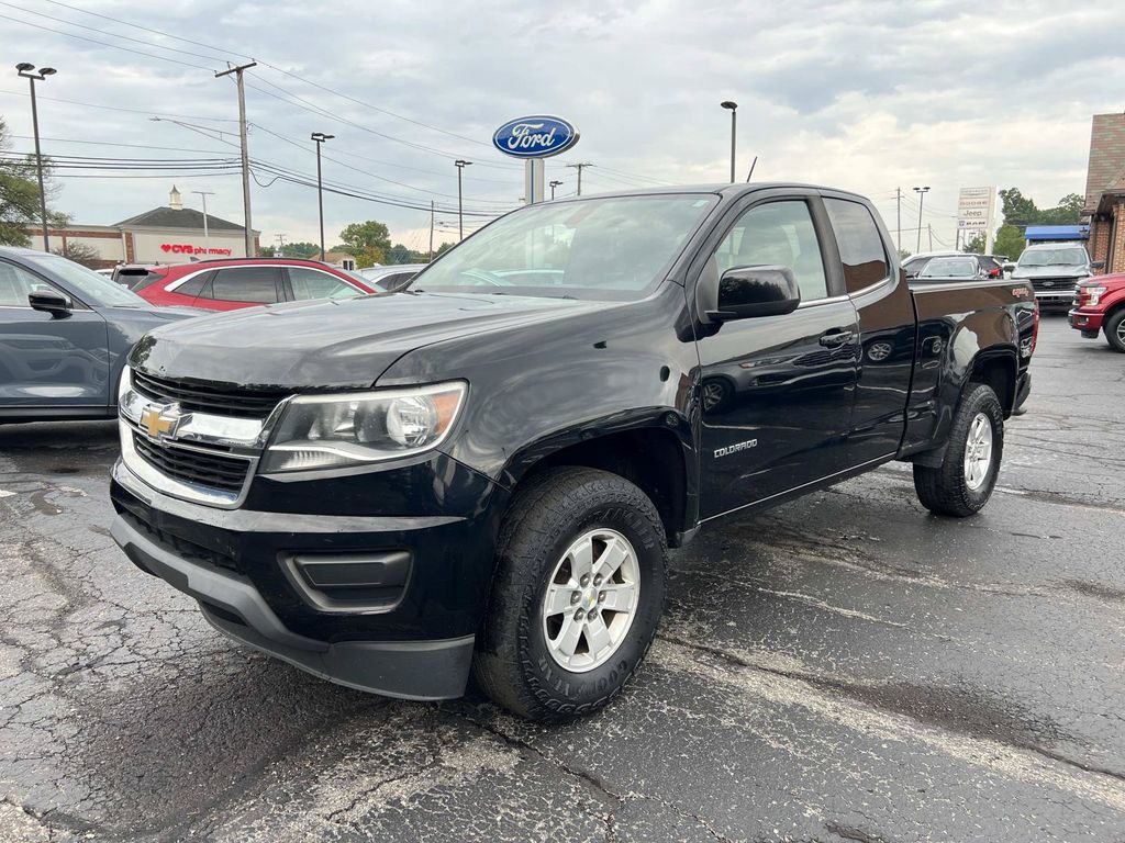 Black 2019 Chevrolet Colorado Pickup Truck Four-Wheel Drive 6-Speed Automatic