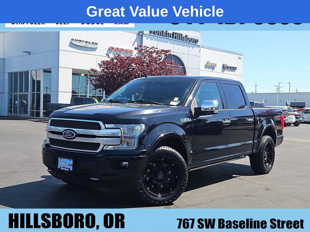 Shadow Black 2018 Ford F-150 Pickup Truck Four-Wheel Drive Automatic
