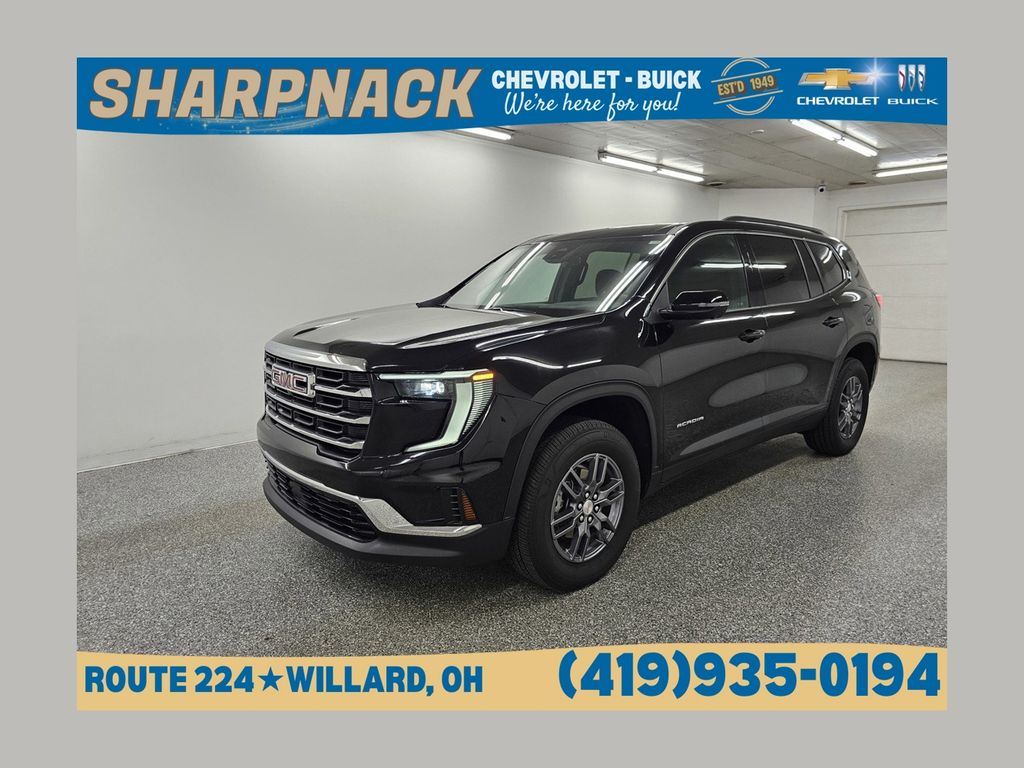 Black (Ebony Twilight Metallic) 2025 GMC Acadia Elevation FWD SUV / Crossover Front-Wheel Drive 8-Speed Automatic