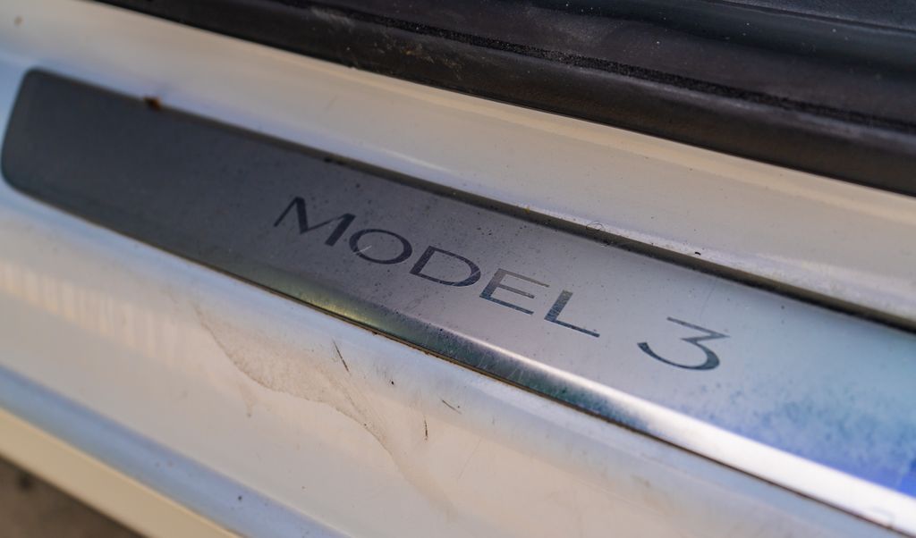 2020 Tesla Model 3 Standard Range Plus White at Genesis of Spring