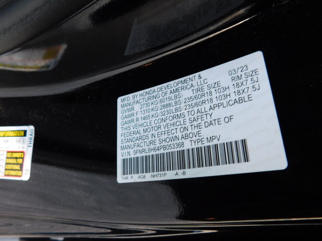 Thumbnail: 2023 Honda Odyssey - 9