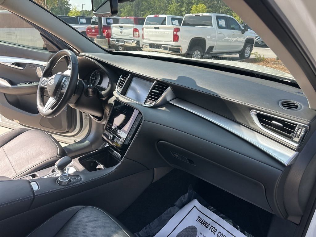2022 Majestic White INFINITI QX50 ESSENTIAL FWD SUV