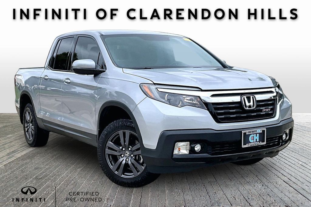 Crystal Black Pearl 2019 Honda Ridgeline Pickup Truck All-Wheel Drive 6-Speed Automatic