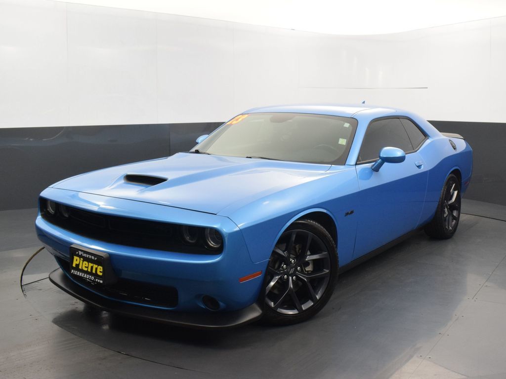 B5 Blue Pearlcoat 2023 Dodge Challenger R/T RWD Coupe Rear-Wheel Drive 8-Speed Automatic
