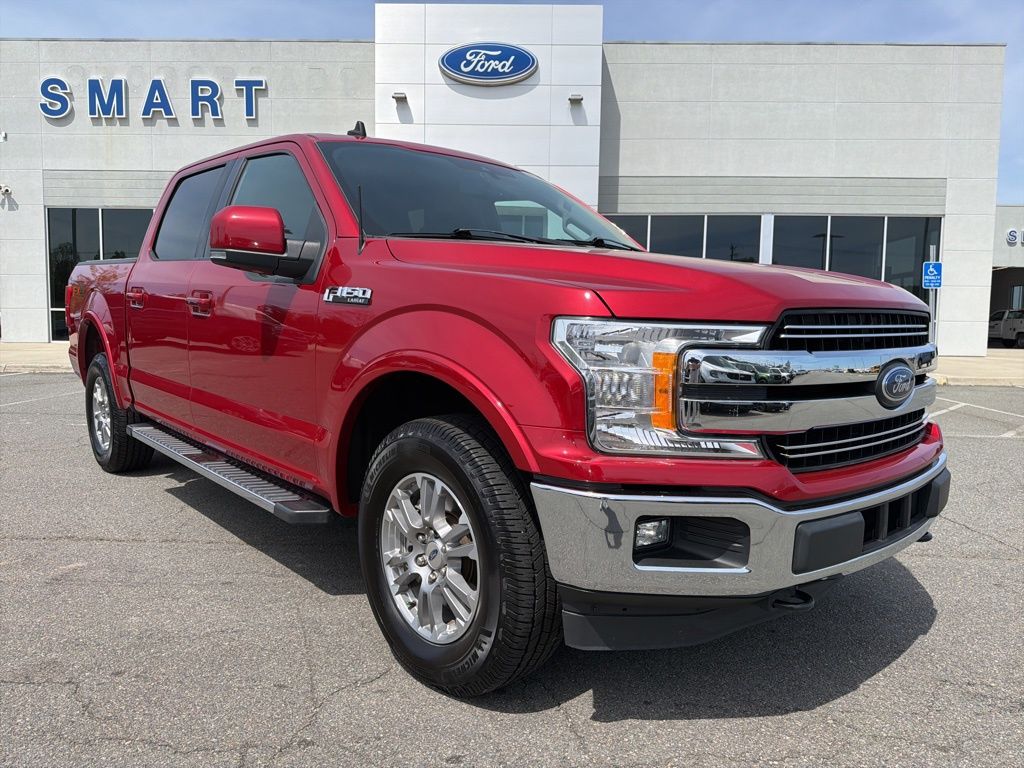 Rapid Red Metallic Tinted Clearcoat 2020 Ford F-150 Lariat SuperCrew 4WD Pickup Truck Four-Wheel Drive Automatic