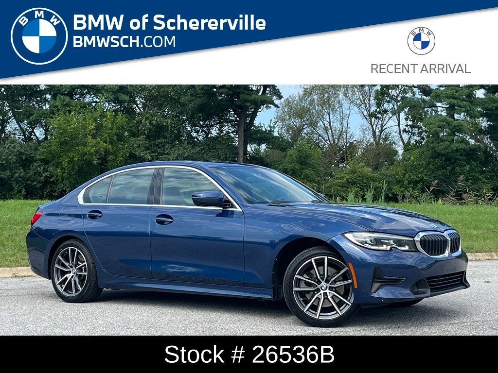 Phytonic Blue Metallic 2021 BMW 3 Series Sedan All-Wheel Drive 8-Speed Automatic