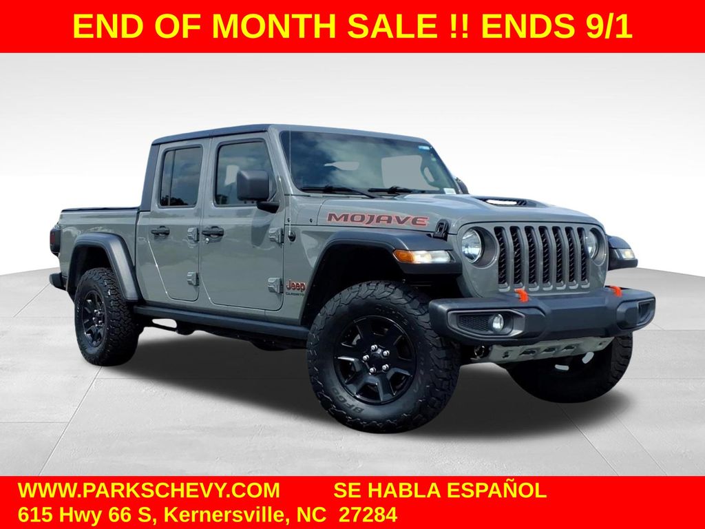 Gray Clearcoat 2021 Jeep Gladiator Pickup Truck Four-Wheel Drive 8-Speed Automatic