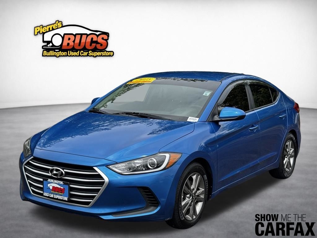 Electric Blue 2018 Hyundai Elantra SEL FWD Sedan Front-Wheel Drive 6-Speed Automatic