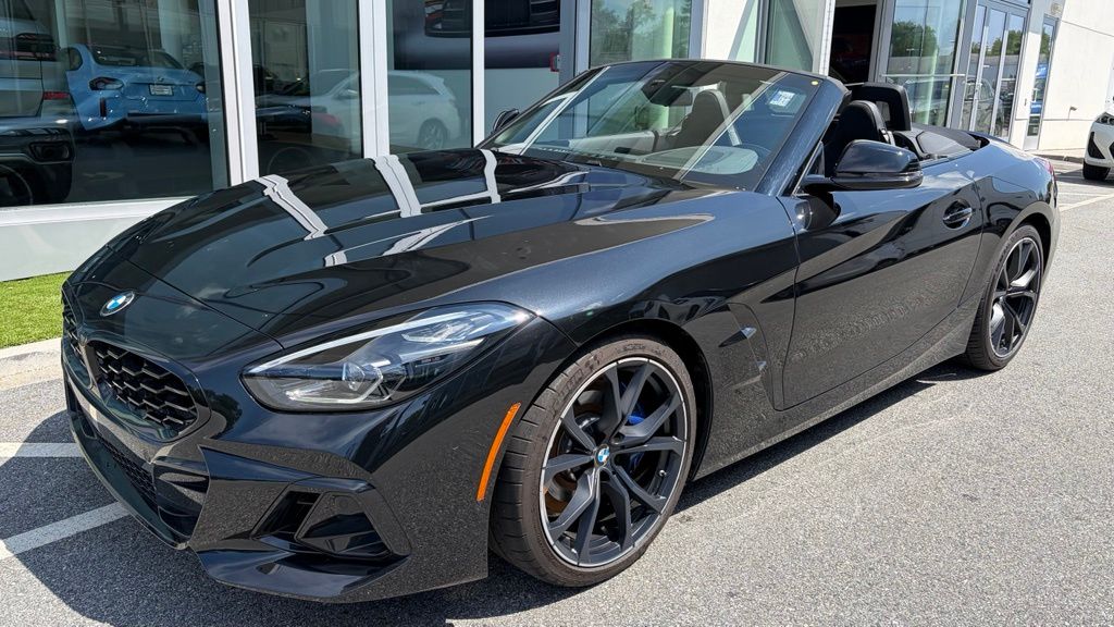 Black Sapphire Metallic 2024 BMW Z4 Convertible Rear-Wheel Drive 8-Speed Automatic