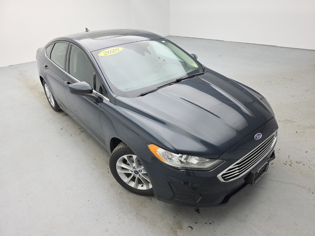 Blue Metallic 2020 Ford Fusion Sedan Front-Wheel Drive 6-Speed Automatic