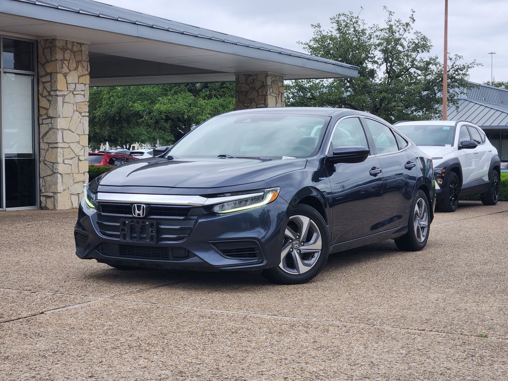 Platinum White 2020 Honda Insight EX Sedan FWD Sedan Front-Wheel Drive Continuously Variable Transmission