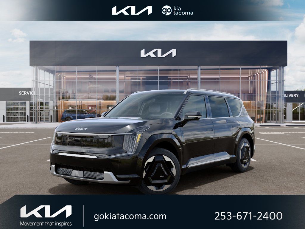 Ebony Black 2026 Kia EV9 Land AWD SUV / Crossover All-Wheel Drive 1-Speed Automatic