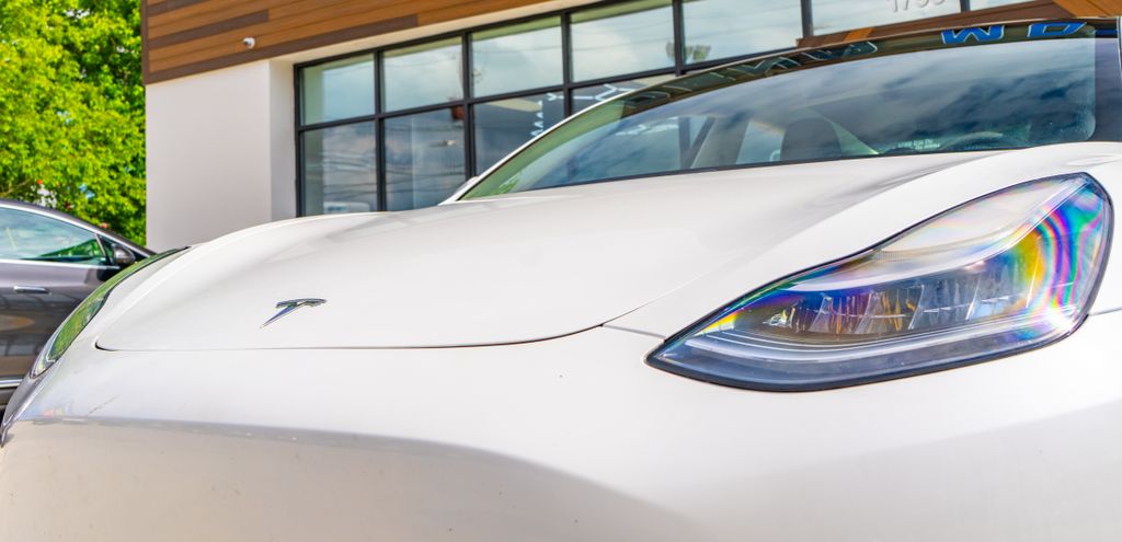 2020 Tesla Model 3 Standard Range Plus White at Genesis of Spring