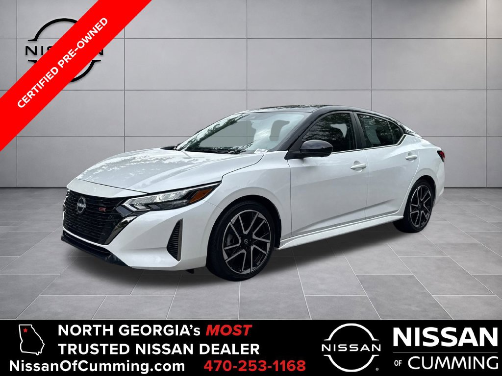 Aspen White 2025 Nissan Sentra Sedan Front-Wheel Drive Continuously Variable Transmission