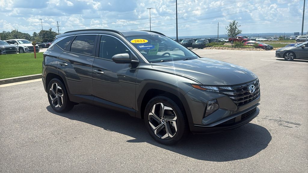 Amazon Gray 2024 Hyundai Tucson Hybrid Plug-In SUV / Crossover All-Wheel Drive 6-Speed Automatic